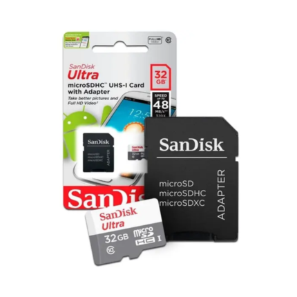 CARTAO MICRO SD 32 GB SANDISK CLASSE 10 SDSQUNR-032G-GN3MA