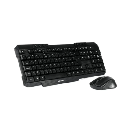 KIT TECLADO E MOUSE MULTIMIDIA WIRELESS (S/ FIO) C3TECH K-W10BK 1000DPI ABNT2 - PRETO